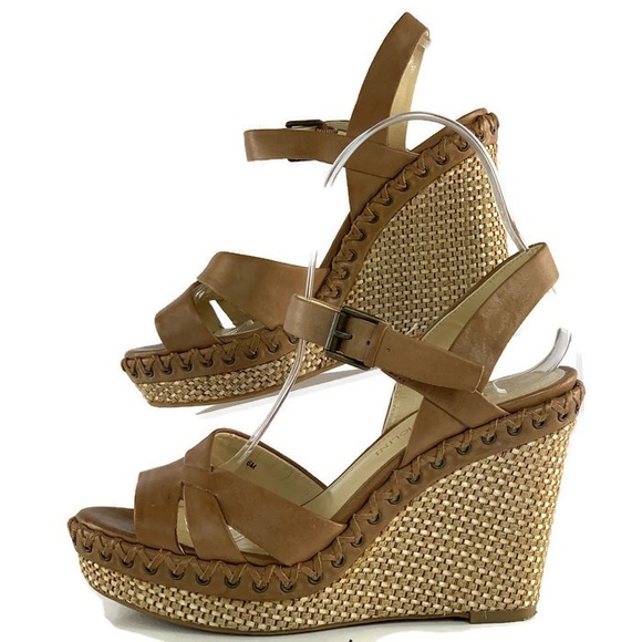 Enzo Angiolini Wedge Sandals Size 6M - Picture 3 of 7